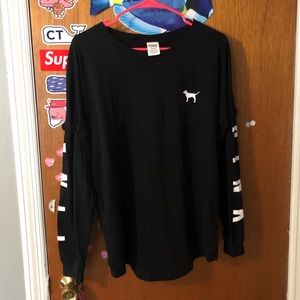 VS Black Long-Sleeve T-Shirt